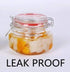 Encheng 16 oz Glass Jars With Airtight Lids And Leak Proof Rubber Gasket,Wide Mouth Mason Jars With Hinged Lids For Kitchen,Glass Storage Containe...