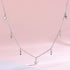 S925 Sterling Silver Stars Choker Short Necklace for Women Jewelry...