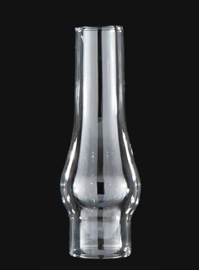 B&P Lamp TINY 1 1/4 Inch Base by 4 1/2 Inch Tall Clear Glass Chimney for Miniature Oil Lamps and Lighting...