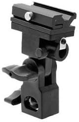 KAEZI Off Camera Hot Shoe Flash Swivel Flash Bracket Umbrella Holder Studio Tilting Bracket for Nikon Canon E430 E580 SB600 SB800 SB900...