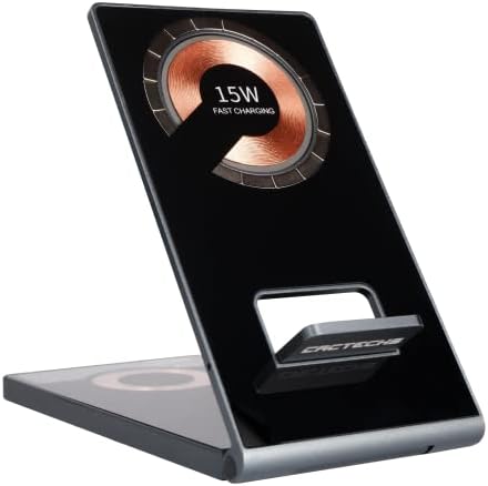 4 in 1 Portable Wireless Charger Compatible with Foldable Wireless Charging Station Apple Device Multiple Devices iPhone Apple Watch AirPods 3 in ...