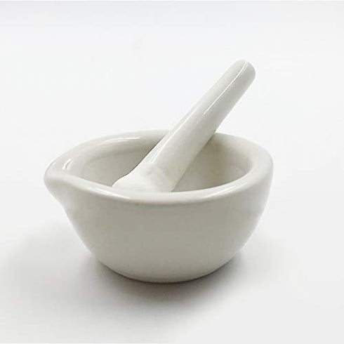 2pcs 2.36inch Ceramics Spice Mill Grinder Set Bowls with Brushes, Handheld Seasoning Mills Grinder, Pill Crusher, Kitchen Mortar and Pestle Tools ...