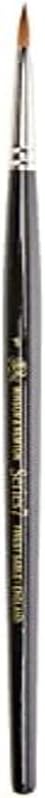 Winsor & Newton Series 7 Kolinsky Sable Brush, Round SH #1,Black...