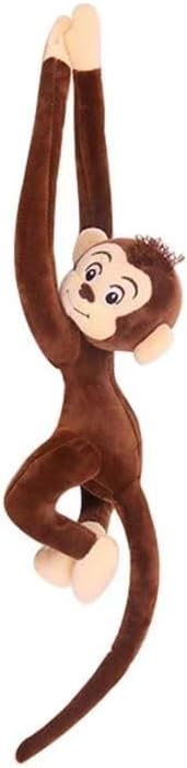 Long Arm Hanging Monkey Stuffed Animals,Curtain Monkey Plush Toy Birthday Xmas Gift for Kids (24Inch)...