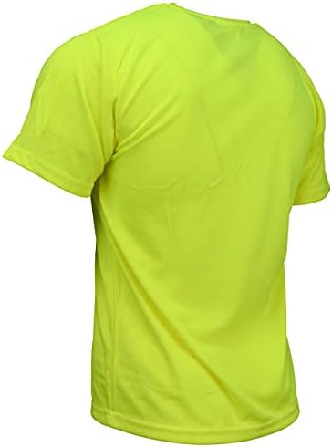 Radians mens T-shirt Industrial Safety Shirt Short Sleeve, Green, 3X US...