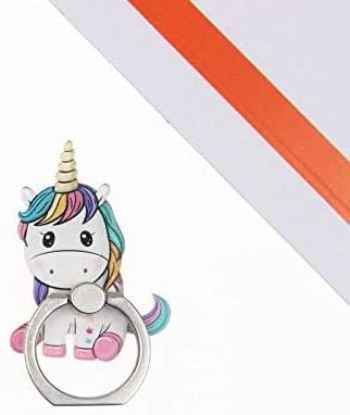 4Pcs Phone Ring Holder Stand, Cute Unicorn Sea Shell Conch 360 Rotation Finger Ring Grip Kickstand Mount for Cellphones and Tablets (Unicorn Ring)...