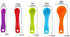 5 Pcs Colorful Plastic Measuring Spoons Plastic Teaspoon 1/2.5/5/7.5/15ml Measuring Spoon for Baking Coffee Tea, Measure Tool, Kitchen Accessories...
