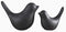 NWFashion Ceramic Animal Figurines Modern Style Birds Decorative Ornaments Desktop Display (Black Bird)...