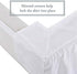 Bed Maker’s Never Lift Your Mattress Microfiber Wrap-Around Bed Skirt, Gathered Ruffled Style, Classic 14 Inch Drop Length, Twin, White...