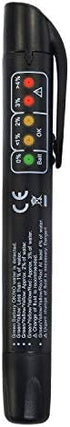 2pcs Brake Fluid Tester Pen Hydraulic Fluid/Liquid/Oil Moisture Analyzer with 5 LED Indicators, Auto Brake Diagnostic Testing Tool for DOT3 DOT4 B...