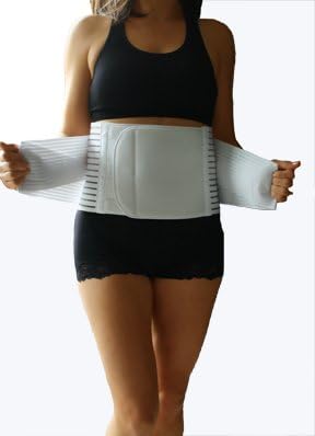 Double Closure Abdominal Hernia Binder; Abdominal Hernia Support; Reduction Device (XX-Large)...