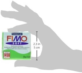 STAEDTLER Fimo Soft Polymer Clay 2 Ounces-8020-53 Tropical Green...
