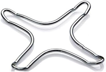 Tredoni 2 Gas Stovetop/Hob Ring Reducer for Coffee Makers & Small Pots/Pans, 9.5x9.5cm (Diagonal - 5"//12.5cm)...