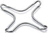 Tredoni 2 Gas Stovetop/Hob Ring Reducer for Coffee Makers & Small Pots/Pans, 9.5x9.5cm (Diagonal - 5"//12.5cm)...