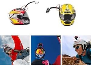 Aketek 4pcs Curved+4pcs Flat Adhesive Mounts Sticky for GoPro Hero Cameras...