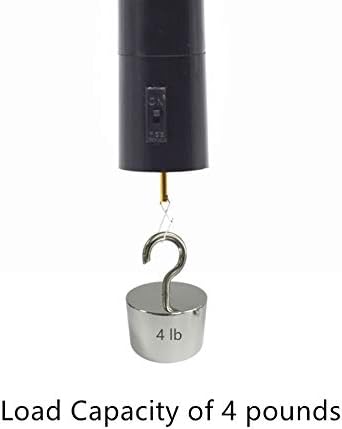 FENELY Wind Spinner Motor Battery Operated for Hanging Display Yard Black Wind Spinners Outdoor Sculptures - Load Capacity of 4 Pounds...