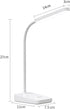 LED Desk Lamp, Desk Light, Desk Stand, White, USB Powered, Daylight White, Smartphone Stand Included...
