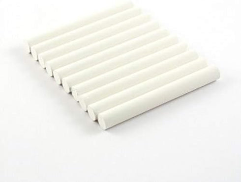Dustless Chalks White Limestone Slate Pencils Chalk full size | Natural Lime Stone Slate Chalk (Pack of 48)...