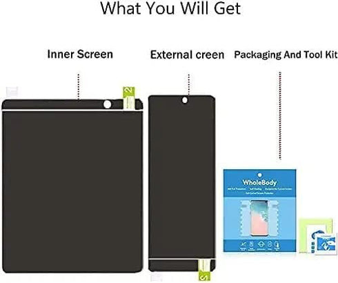 For Samsung Galaxy Z Fold 4 5G Privacy Screen Protector Anti-Peeping Nano Soft Film Outer Screen+Inner Screen Anti-Peeping Soft film Anti-Spy Prot...