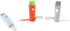 3Pcs Carrot Shape Cup Brush,Creative Glass Cup Washing Brush 3 in 1 Drinking Bottle Mouth Brush Portable Cup Lid Cleaning Brush for Home Kitchen...