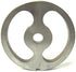 #8 size sausage stuffer disc for meat grinder Fits virtually all size #8 grinders. 2 3/8" (61mm) diameter.. PLEASE MEASURE TO CONFIRM...