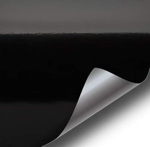 VViViD Black High Gloss Realistic Paint-Like Microfinish Vinyl Wrap Roll XPO Air Release Technology (1ft x 5ft)...