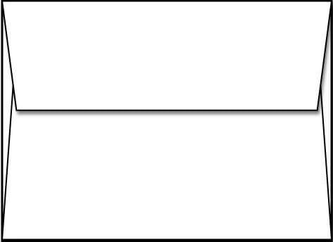 Limited Papers (TM), A2 Envelope, White, Square Flap - 100 Envelopes -...