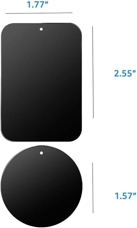 D.SKING 8-Pack Replacement Mount Metal Plates Car Phone Holder Iron Plates for Car Mount Car Kits...