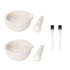 2pcs 2.36inch Ceramics Spice Mill Grinder Set Bowls with Brushes, Handheld Seasoning Mills Grinder, Pill Crusher, Kitchen Mortar and Pestle Tools ...
