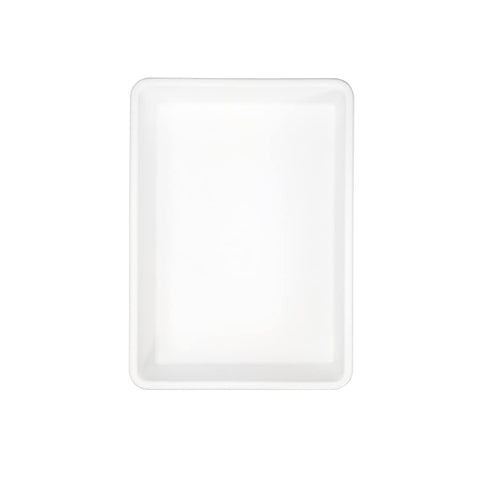 TrippNT 50424 White Polystyrene Plastic Drawer Organizer, 1 Pocket: 14" Width x 3" Height x 10" Depth...