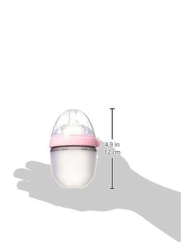 Comotomo Baby Bottle Single Pack, Pink, 5oz...