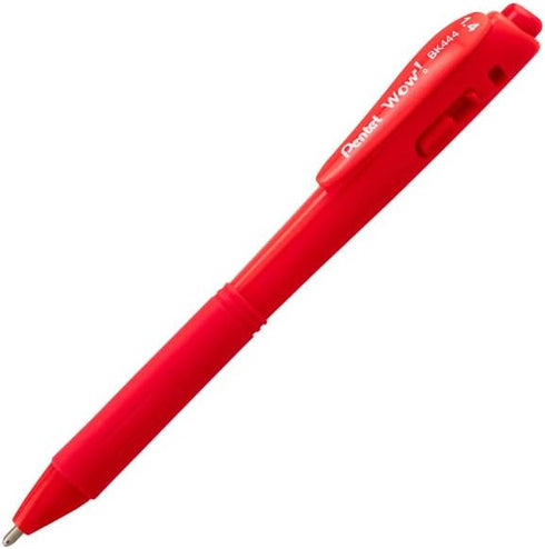Pentel Wow! Retractable Ballpoint Pen, (1.4mm) Bold Line, Assorted Ink Colors, 5 Pack...
