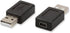 ELECTOP 2 Pack USB 2.0 A Male to USB B Mini 5 Pin Female Adapter Converter...