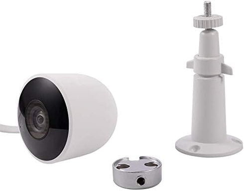 Compatible for Nest Cam Wall Mount Versatile Aluminum Bracket Compatible for Nest Cam Outdoor Security Camera (1PACK)...