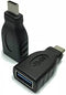 2-in-1 Powered Micro USB OTG Adapter 90 Degree Right Angled with Micro USB Power Charging Port for Streaming TV Stick, Android Phone or Tablet - 2...