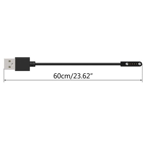 Smartwatch Charging Cable,Universal Smart Watch Charging Line Magnetic USB Charger Cable Smartwatch Accessory 4 Pin Spacing 7.62 mm for Smart Spor...
