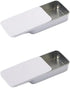 2Pcs Dental Floss Portable Case, Metal Rectangular Sliding Floss boxes Small Tins with Lids for Travel, Portable Travel Floss Box, Convenient Dent...