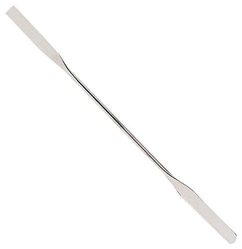 IMS IMS-SQRD4-7 Lab Micro Double Ended Spatula Square/Round End (Flat Ends 50mm x 9mm), 7" L, Stainless Steel, 4 Piece...