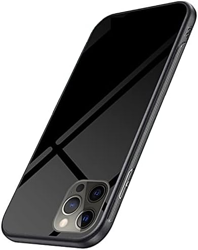 Case for iPhone 12 Pro Max, for iPhone 12 Pro Max Cases with Full Camera Lens Back,Protector Phone,Tempered Glass Quality,Silm Cover 6.7 inch, Bla...
