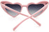 Love Heart Shaped Sunglasses for Women - Vintage Cat Eye Mod Style Retro Glasses as Christmas gift...
