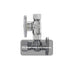 EZ-Fluid Plumbing 3/8-Inch O.D Female Compression x 3/8-Inch O.D Male Comp. A Lead-Free Brass Quarter Turn Water Shut Off Straight Repair Add On S...