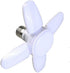 E27 LED Bulb Fan Blade Timing Lamp AC85-265V 28W Foldable Led Light Bulb Lampada for Home Ceiling Light with Remote Controller (Only Fan Bulb)...