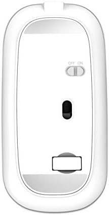 Dual Model Wireless Mouse with Dual Connection 2.4 G Wireless, 5.0 Bluetooth,800/1200/1600 DPI Adjustable,Mute Buttom,Desisn and Rechargeable for ...