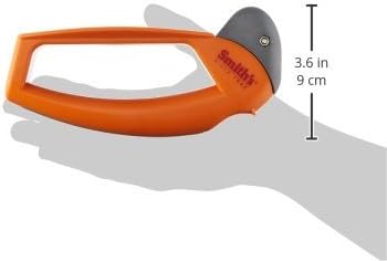 Smith’s 50603 Handheld Lawn Mower Blade Sharpener - Oversized Handle & Large Safety Guard - Durable Plastic - Easy to Use - Wire Cleaning Brush - ...