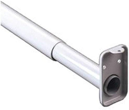 Closet-Pro by John Sterling HD RP0022-48/72 Adjustable Closet Rod, 48-Inch to 72-Inch, Platinum...