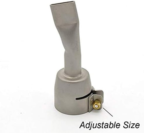 20mm Flat Welding Nozzle Tips for PVC Floor 40mm Weld Nozzle Plastic Welder Tip for Hot Air Tourch Gun Soldering Supplies Accessory 1Sets...