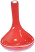 Red 6 pcs Porcelain Egg Spoons Ceramic Spoons 4.7 inch Coffee Dessert Yogurt Tea Milky Tea...