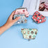 Oyachic 4Pcs Cute Owl Coin Purse Buckle Change Pouch Small PU Leather Wallet Kiss Lock Clasp Clutch Animal Bag Vintage Car Key Holder for Girls Wo...