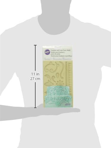 Wilton Fondant and Gum Paste Silicone Mold, Lace...