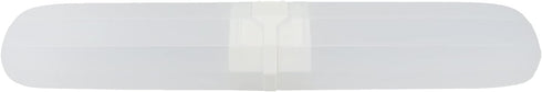 4 Pcs Portable Travel Toothbrush Case PP Plastic Toothbrush Storage Box Toothbrush Bucket Toothbrush Container (Translucent White)...